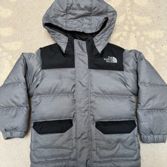 The North Face Charcoal Down Jacket 550 -3T - Picture 1 of 7